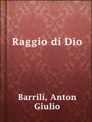 cover image of Raggio di Dio